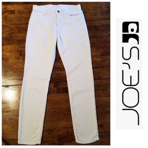 Anthro Joe's Slim Fit White Jeans
